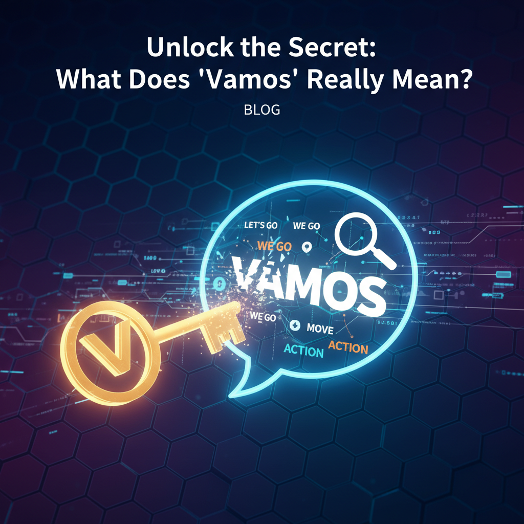 Unlock the Secret: What Does "Vamos" Really Mean?