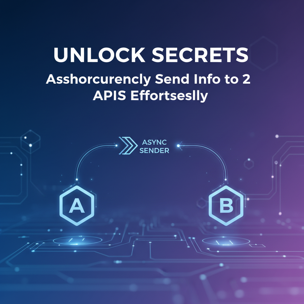 Unlock Secrets: Asynchronously Send Info to 2 APIs Effortlessly