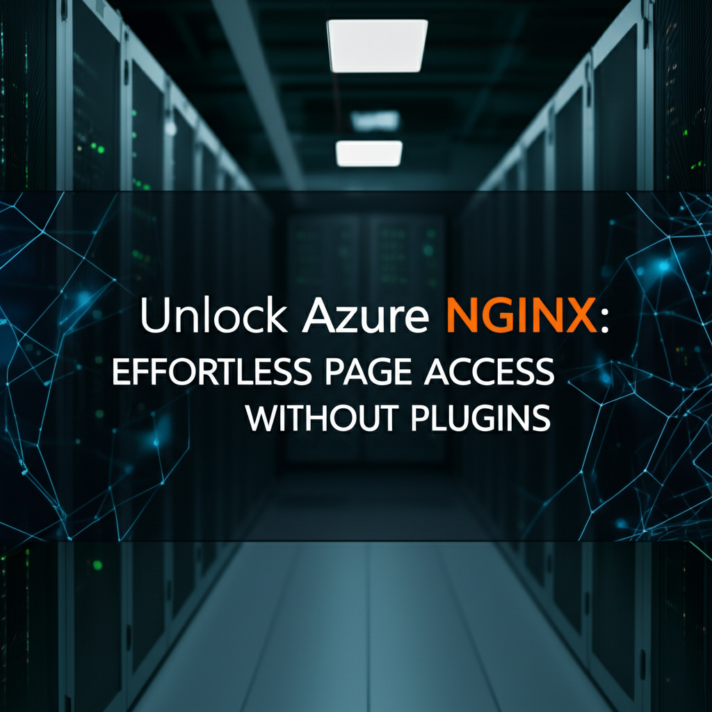 Unlock Azure NGINX: Effortless Page Access Restriction Without Plugins