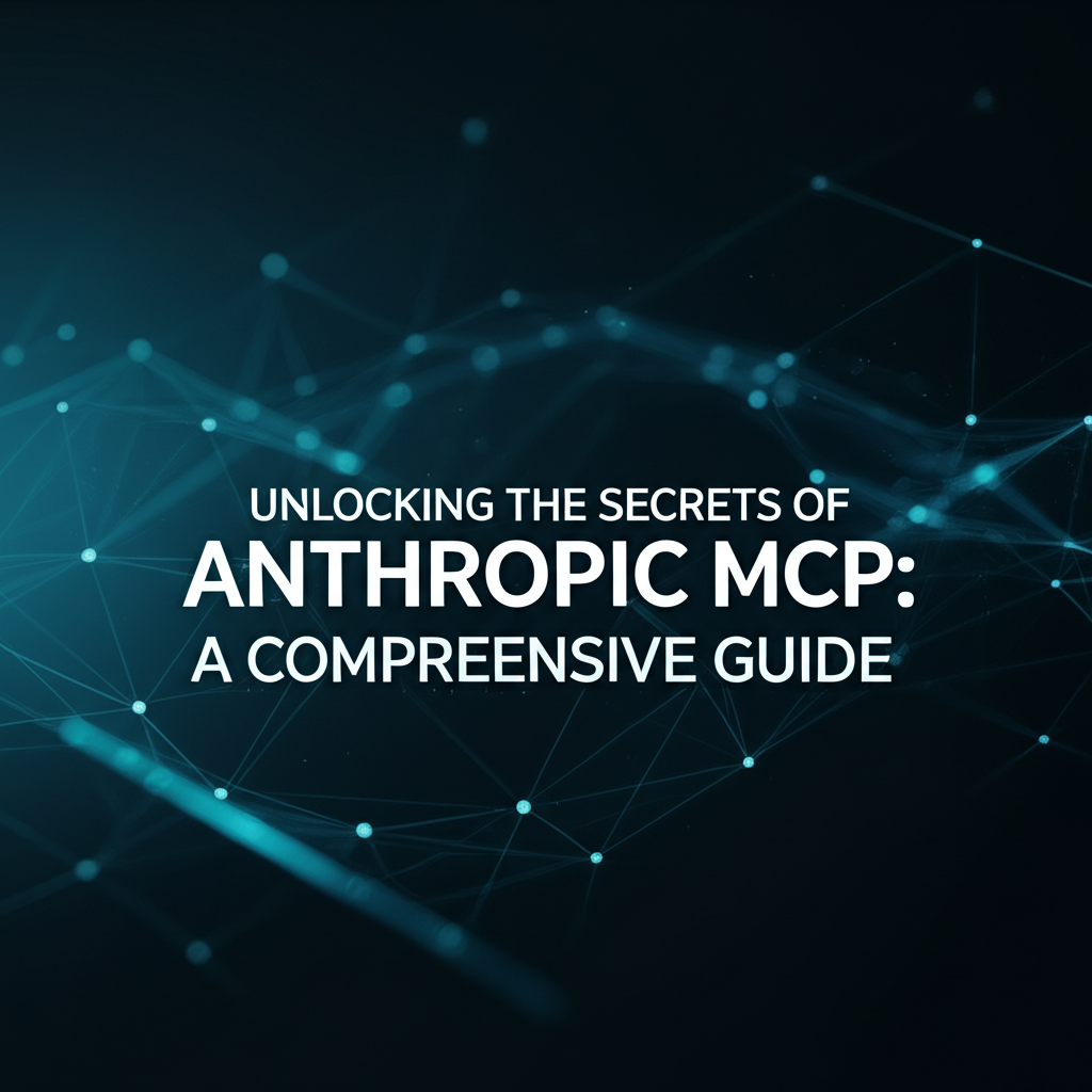 Unlocking the Secrets of Anthropic MCP: A Comprehensive Guide