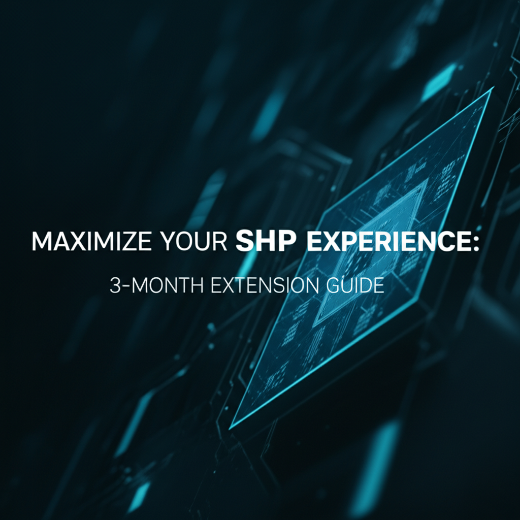 Maximize Your SHP Experience: 3-Month Extension Guide