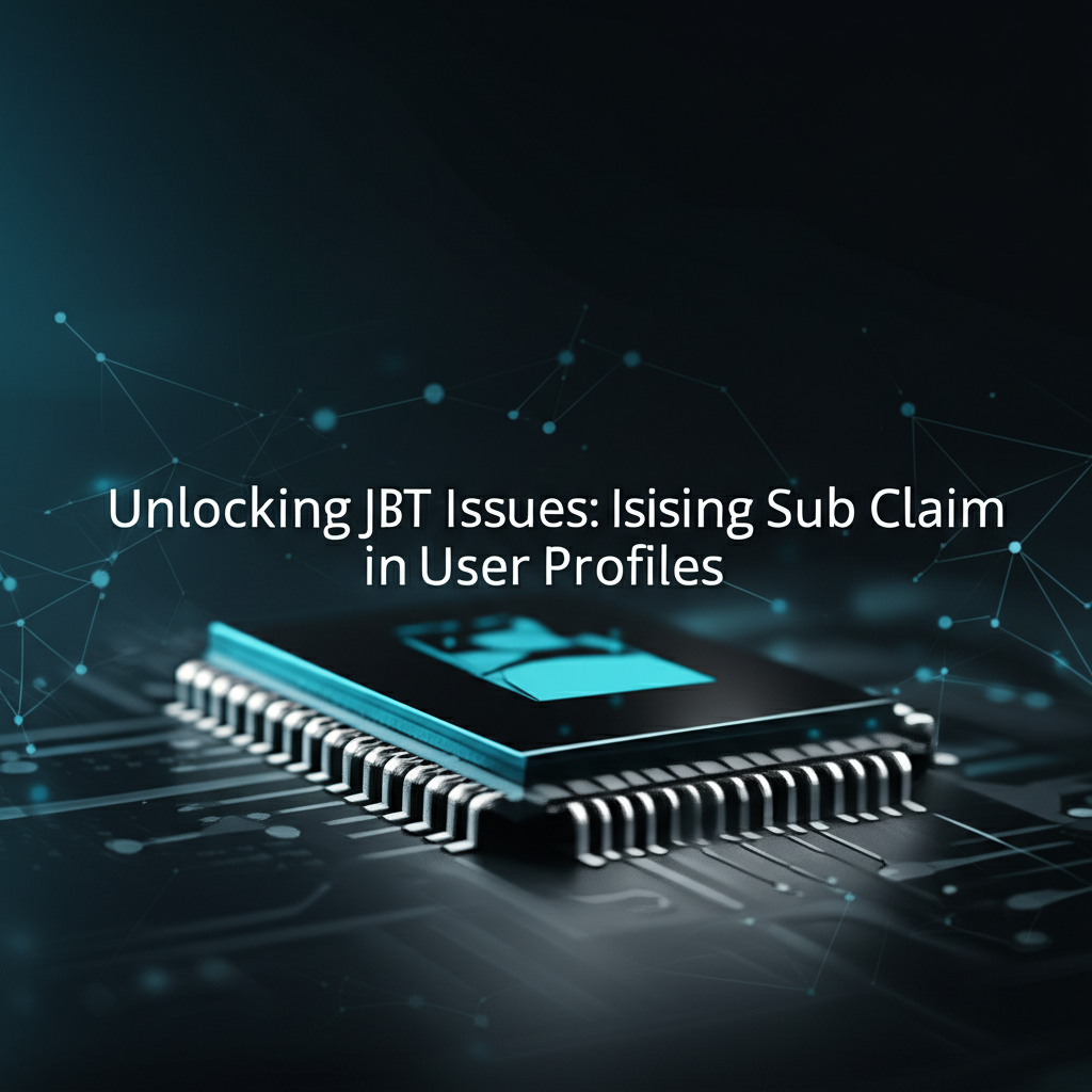 Unlocking JWT Issues: How to Fix Missing Sub Claim in User Profiles