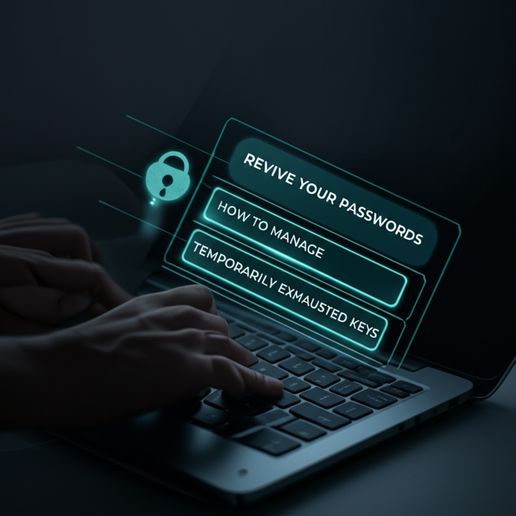 Revive Your Passwords: How to Manage Temporarily Exhausted Keys