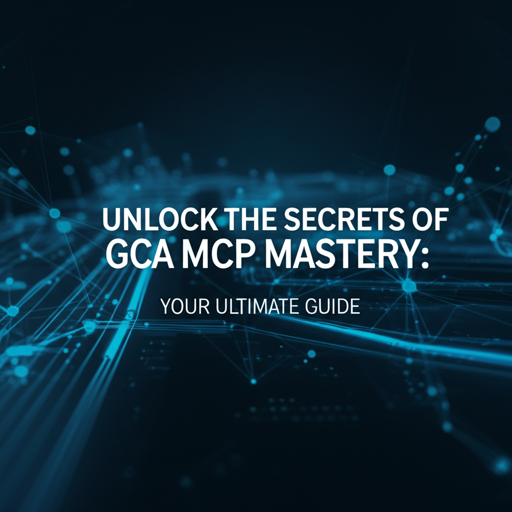 Unlock the Secrets of GCA MCP Mastery: Your Ultimate Guide