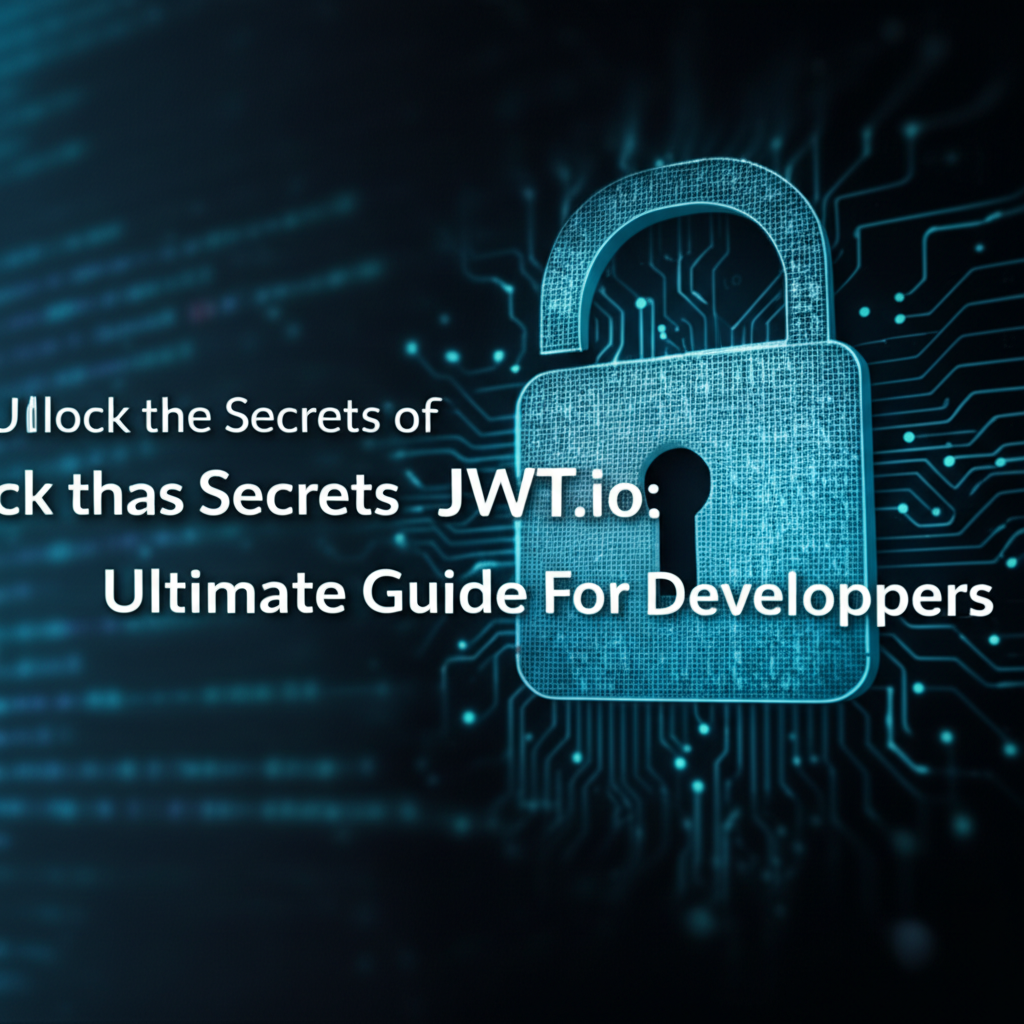 Unlock the Secrets of JWT.io: Ultimate Guide for Developers