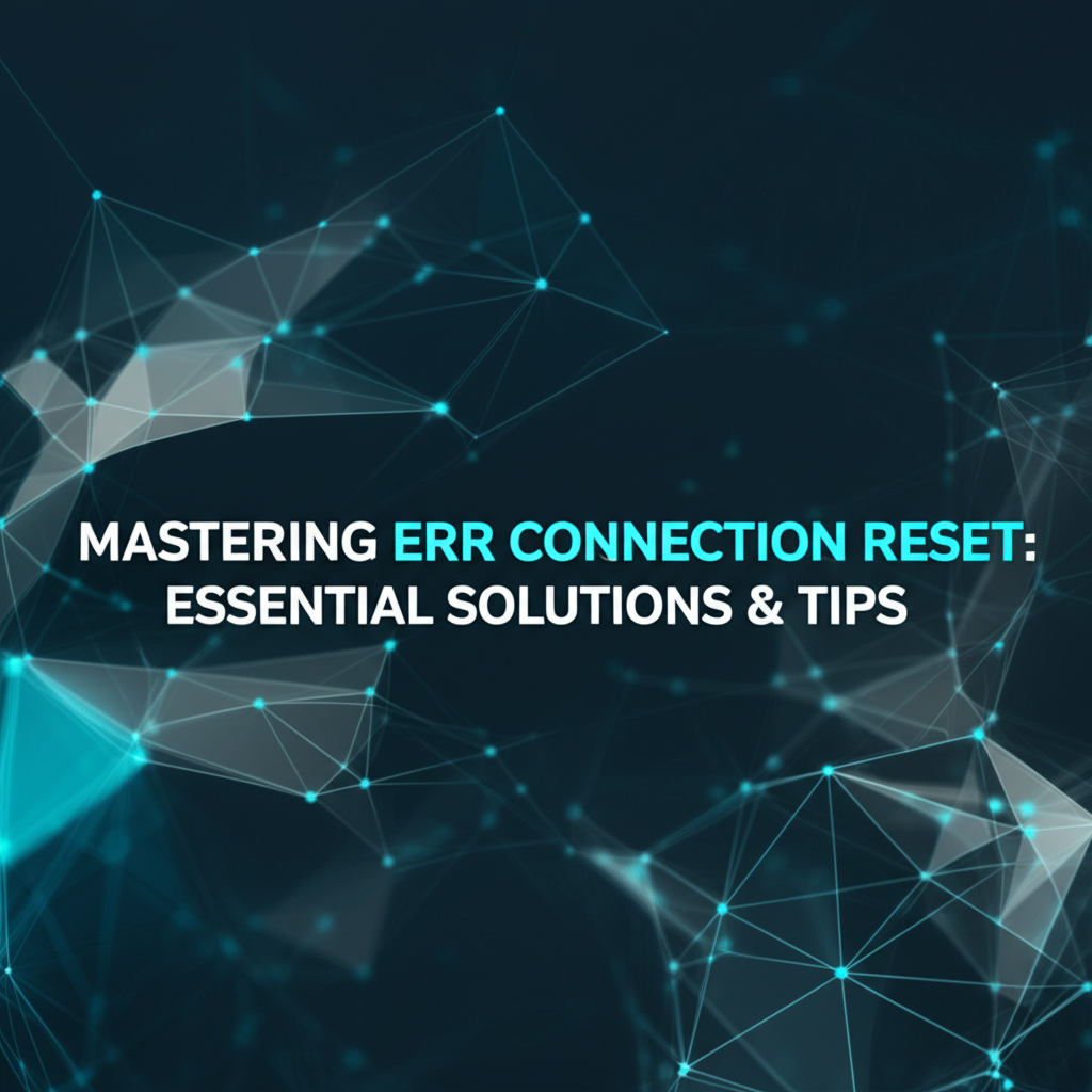 Mastering Err Connection Reset: Essential Solutions & Tips