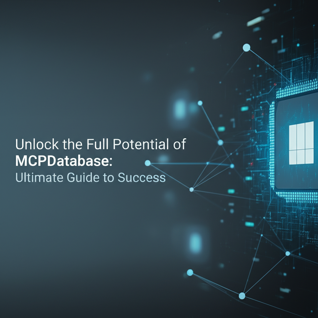 Unlock the Full Potential of MCPDatabase: Ultimate Guide to Success
