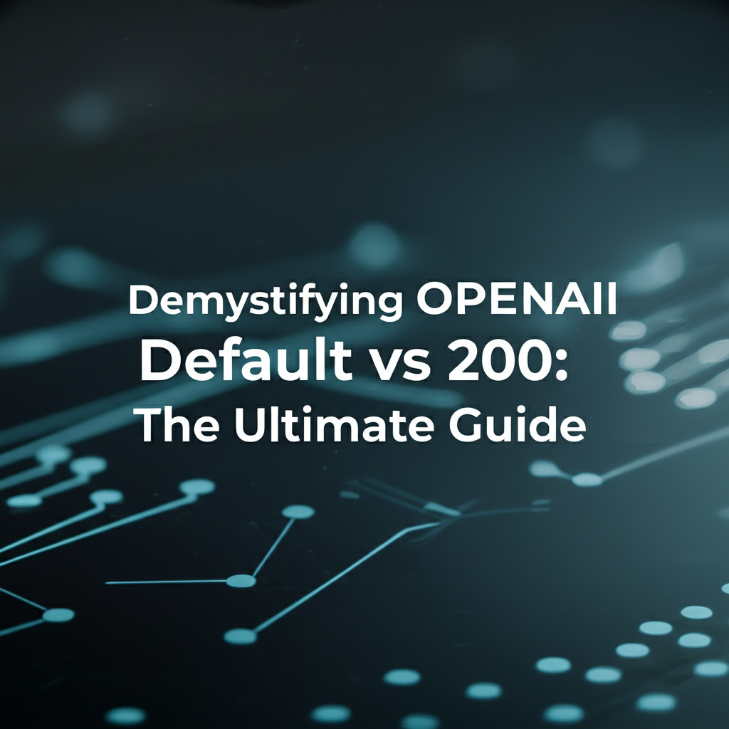 Demystifying OpenAPI Default vs 200: The Ultimate Guide