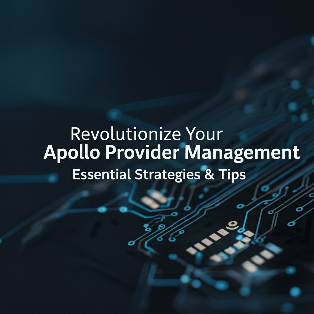 Revolutionize Your Apollo Provider Management: Essential Strategies & Tips