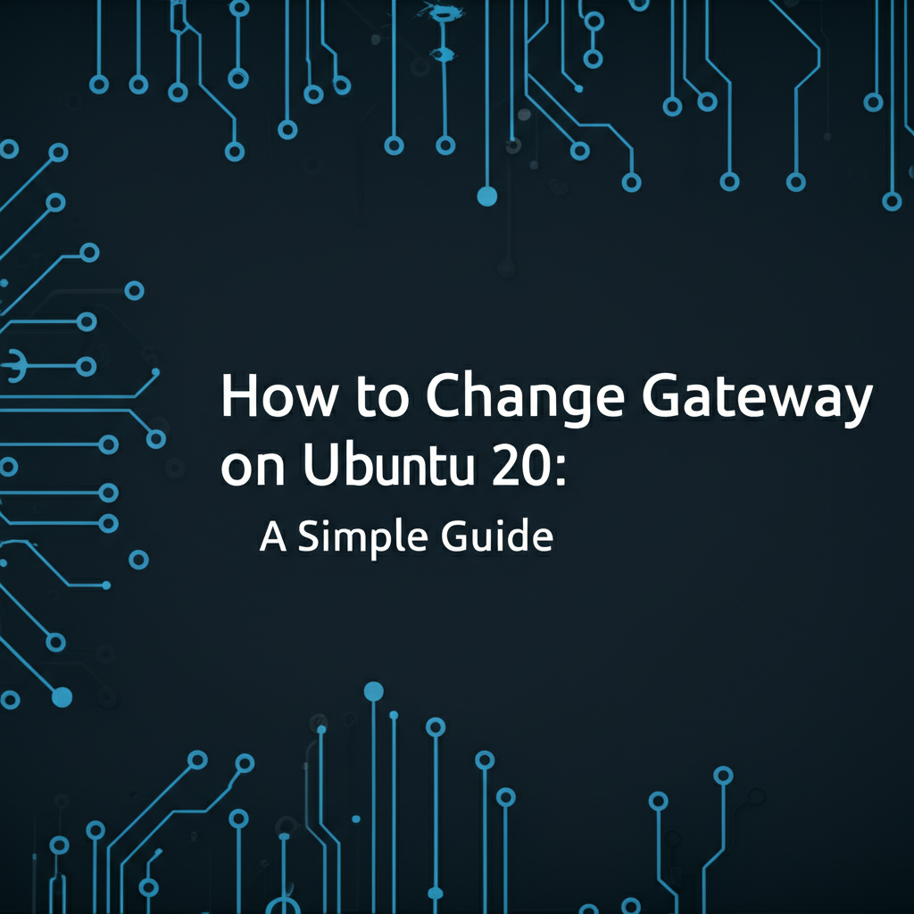 How to Change Default Gateway on Ubuntu 20: A Simple Guide