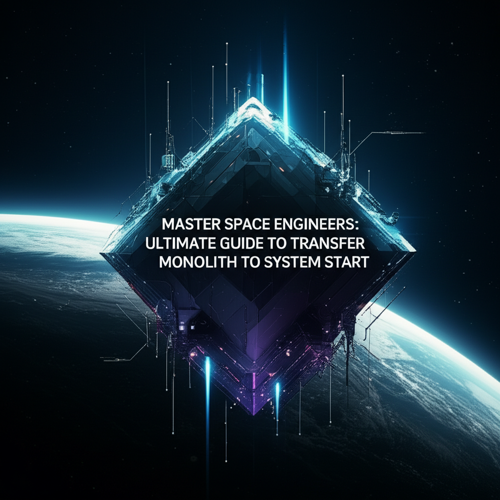 Master Space Engineers: Ultimate Guide to Transfer Monolith to System Start