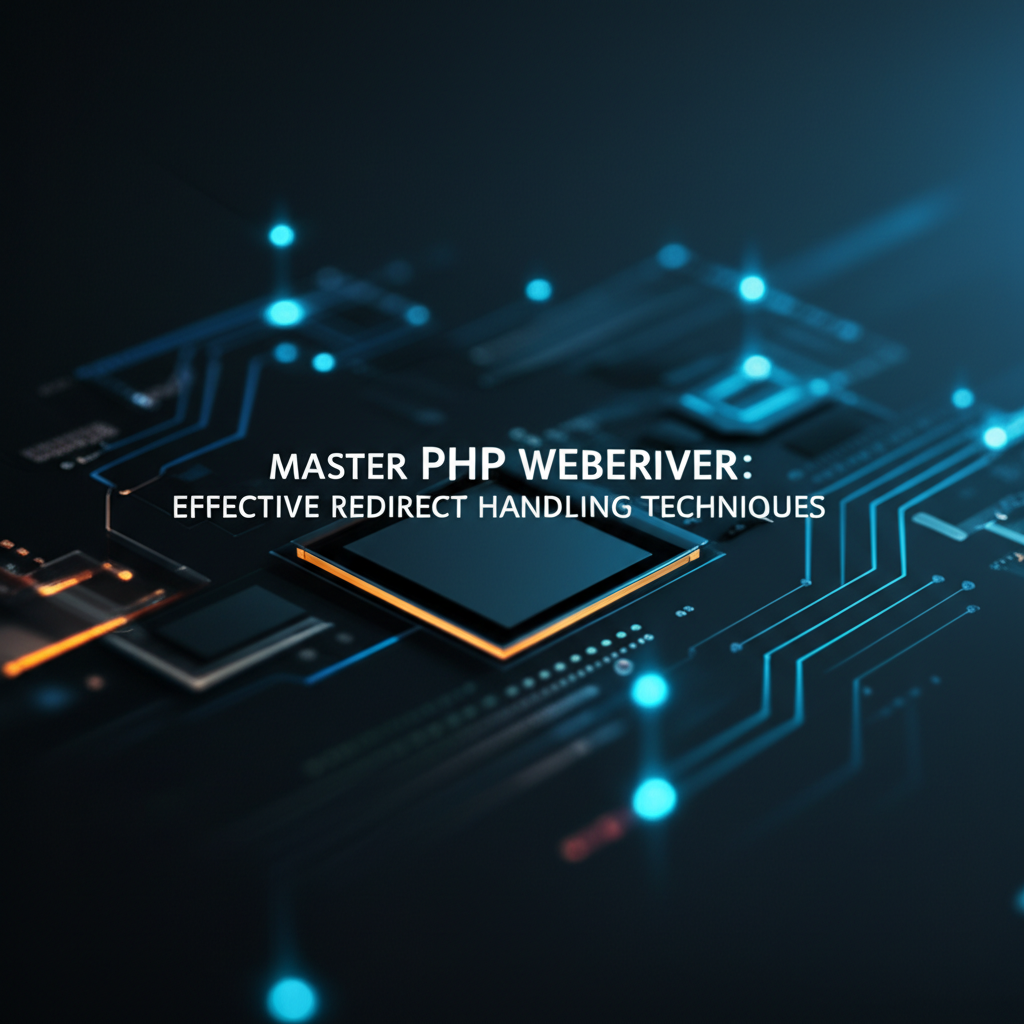 Master PHP WebDriver: Effective Redirect Handling Techniques