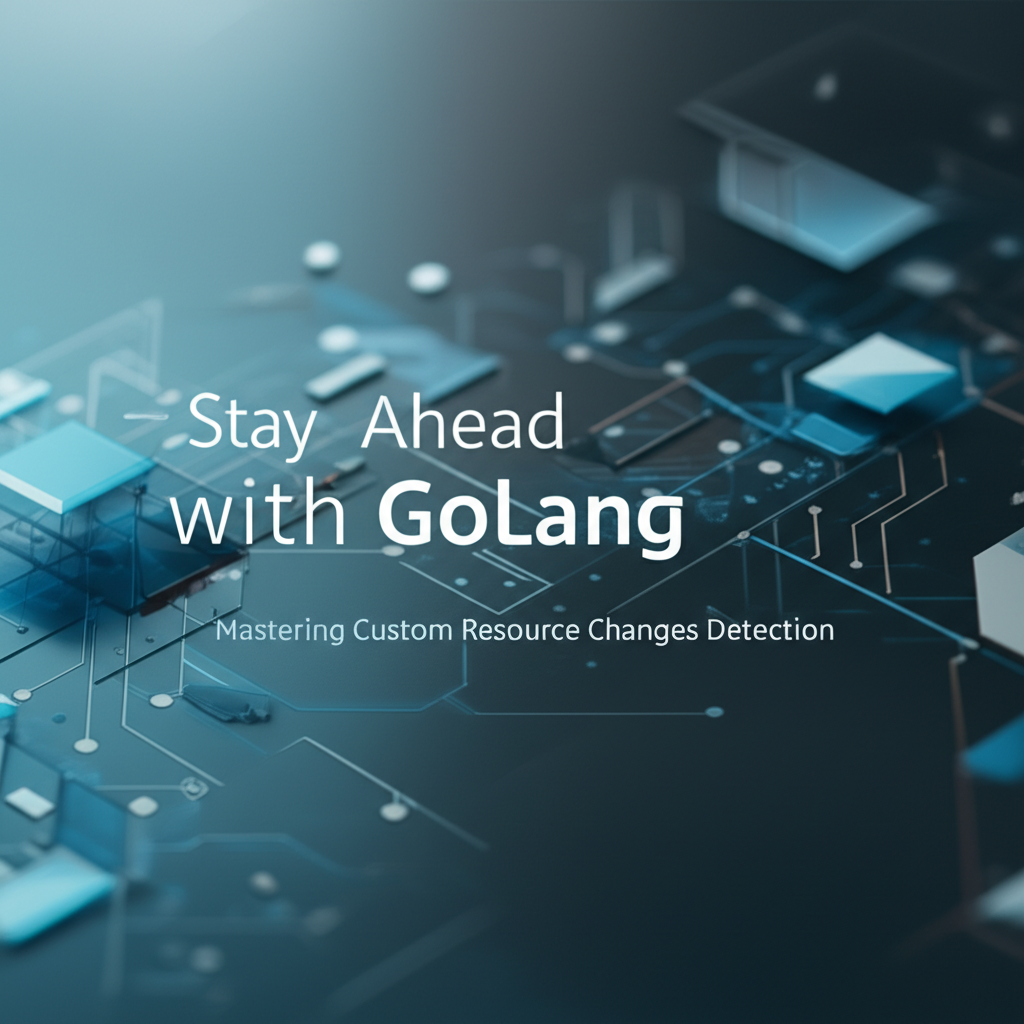 Stay Ahead with Golang: Mastering Custom Resource Changes Detection