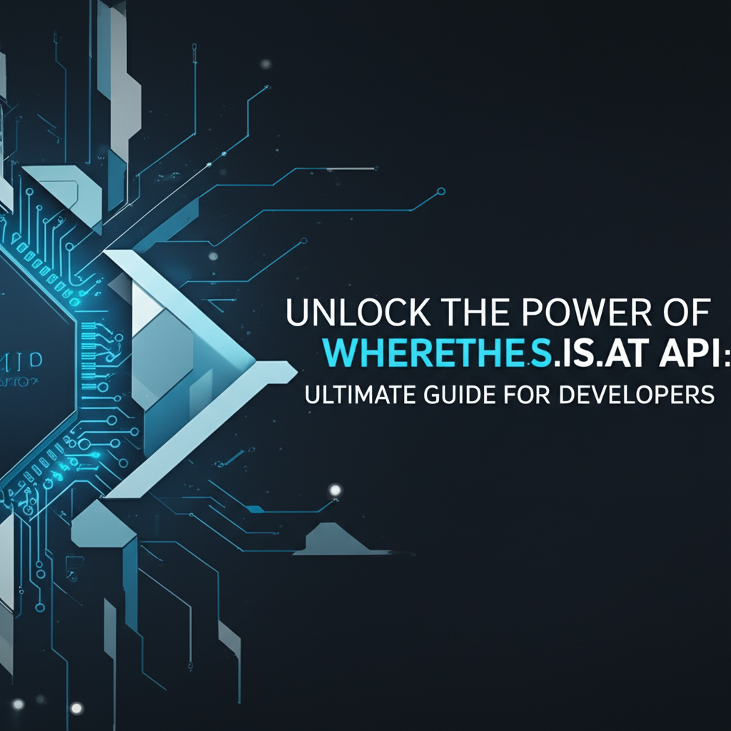 Unlock the Power of the WhereTheIs.at API: Ultimate Guide for Developers