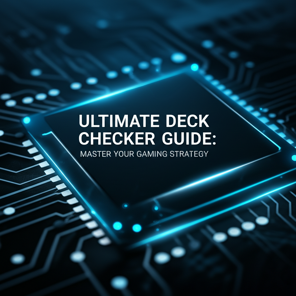 Ultimate Deck Checker Guide: Master Your Gaming Strategy
