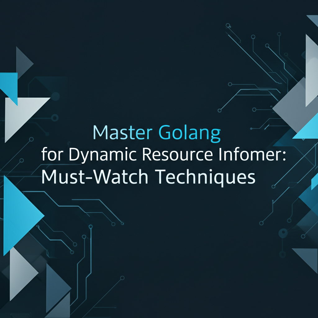 Master Golang for Dynamic Resource Informer: Must-Watch Techniques