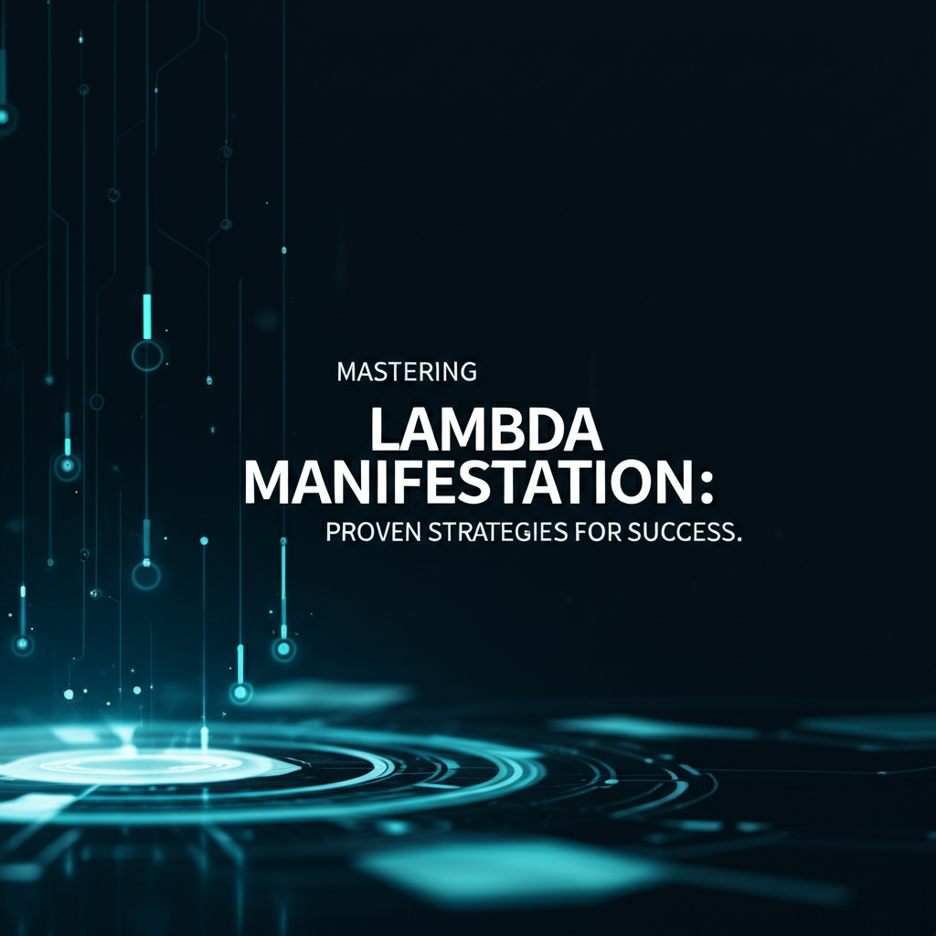 Mastering Lambda Manifestation: Proven Strategies for Success