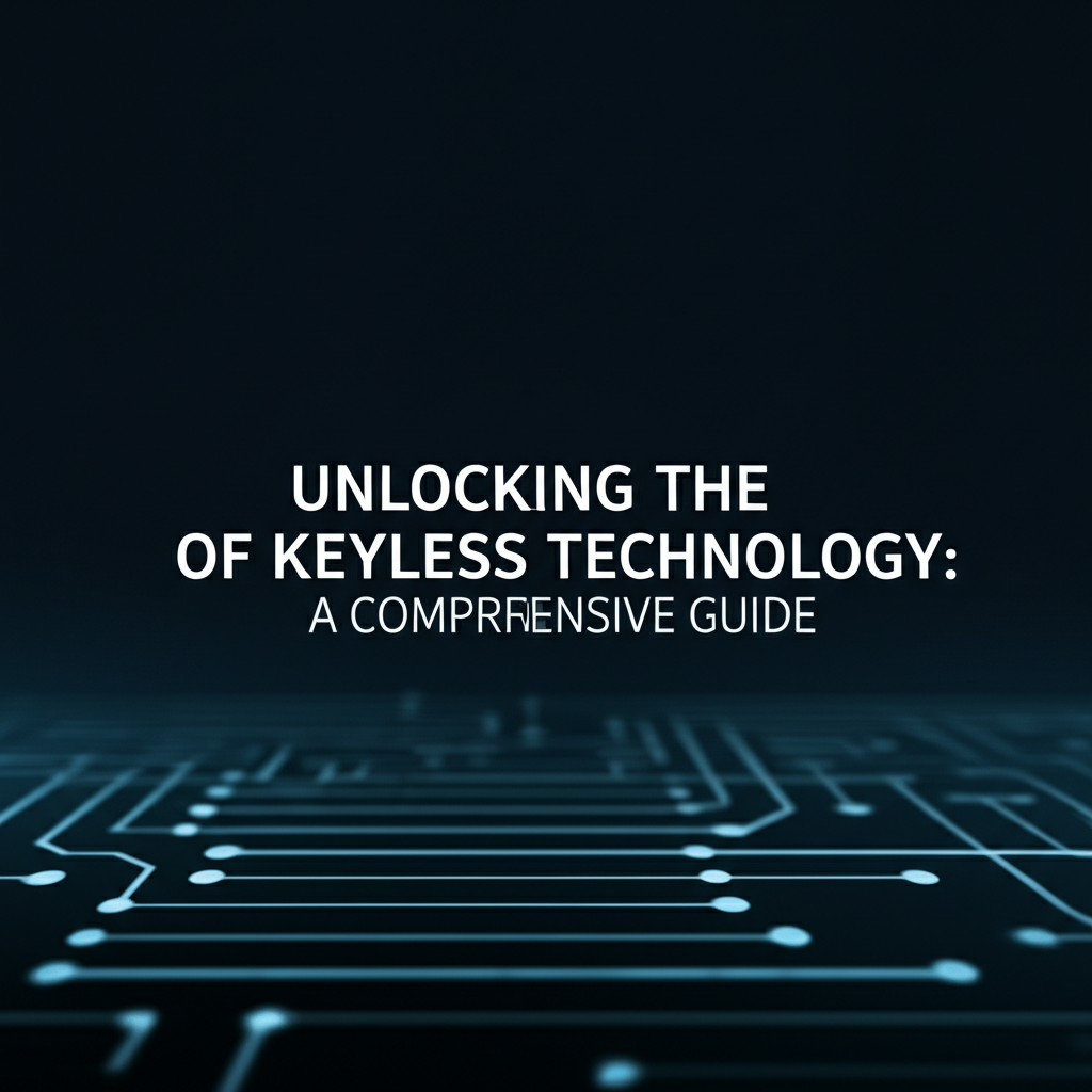 Unlocking the Secrets of Keyless Technology: A Comprehensive Guide