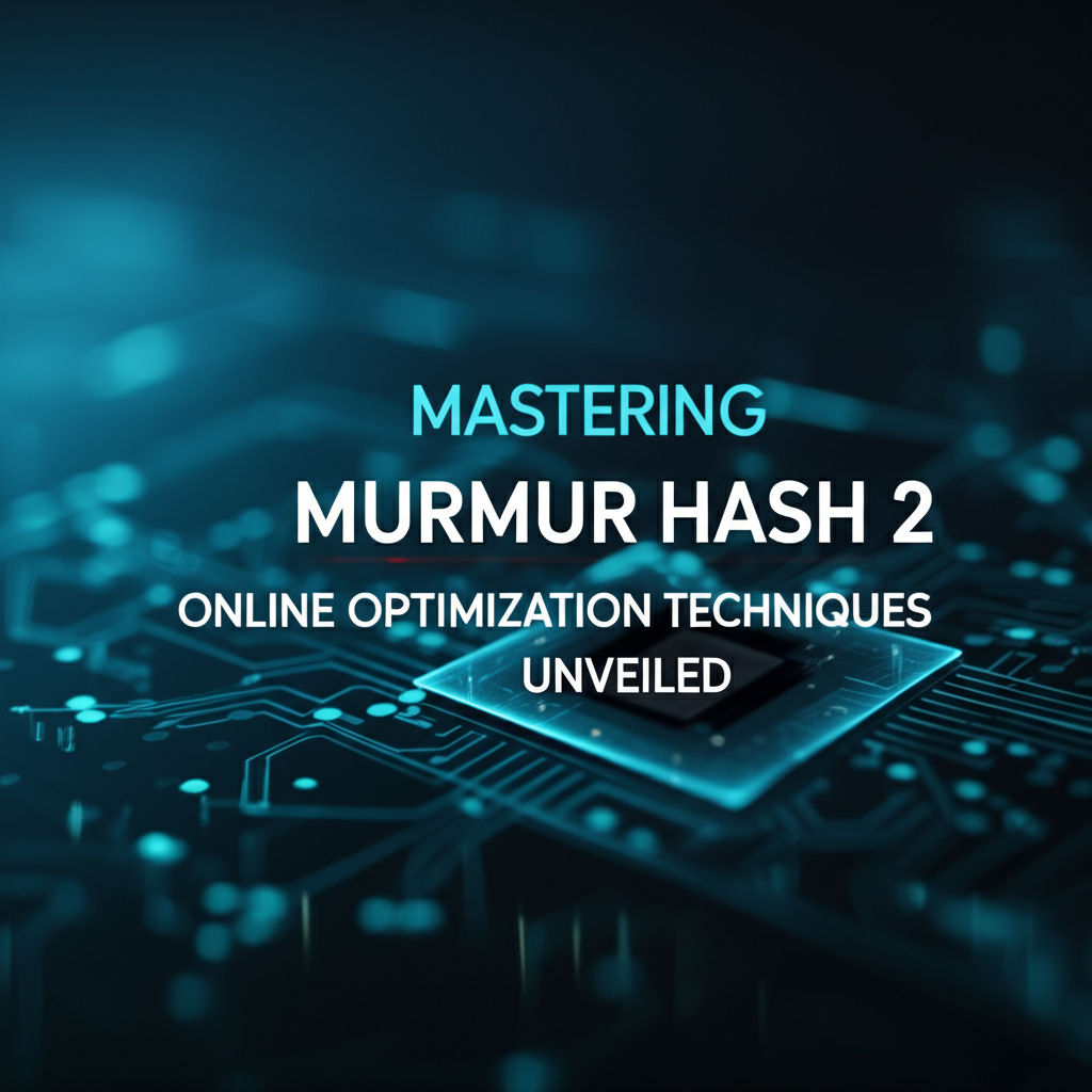 Mastering Murmur Hash 2: Online Optimization Techniques Unveiled