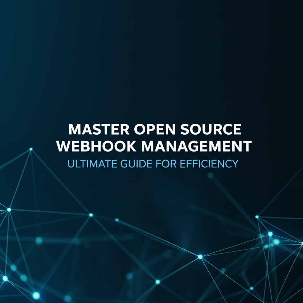 Master Open Source Webhook Management: Ultimate Guide for Efficiency