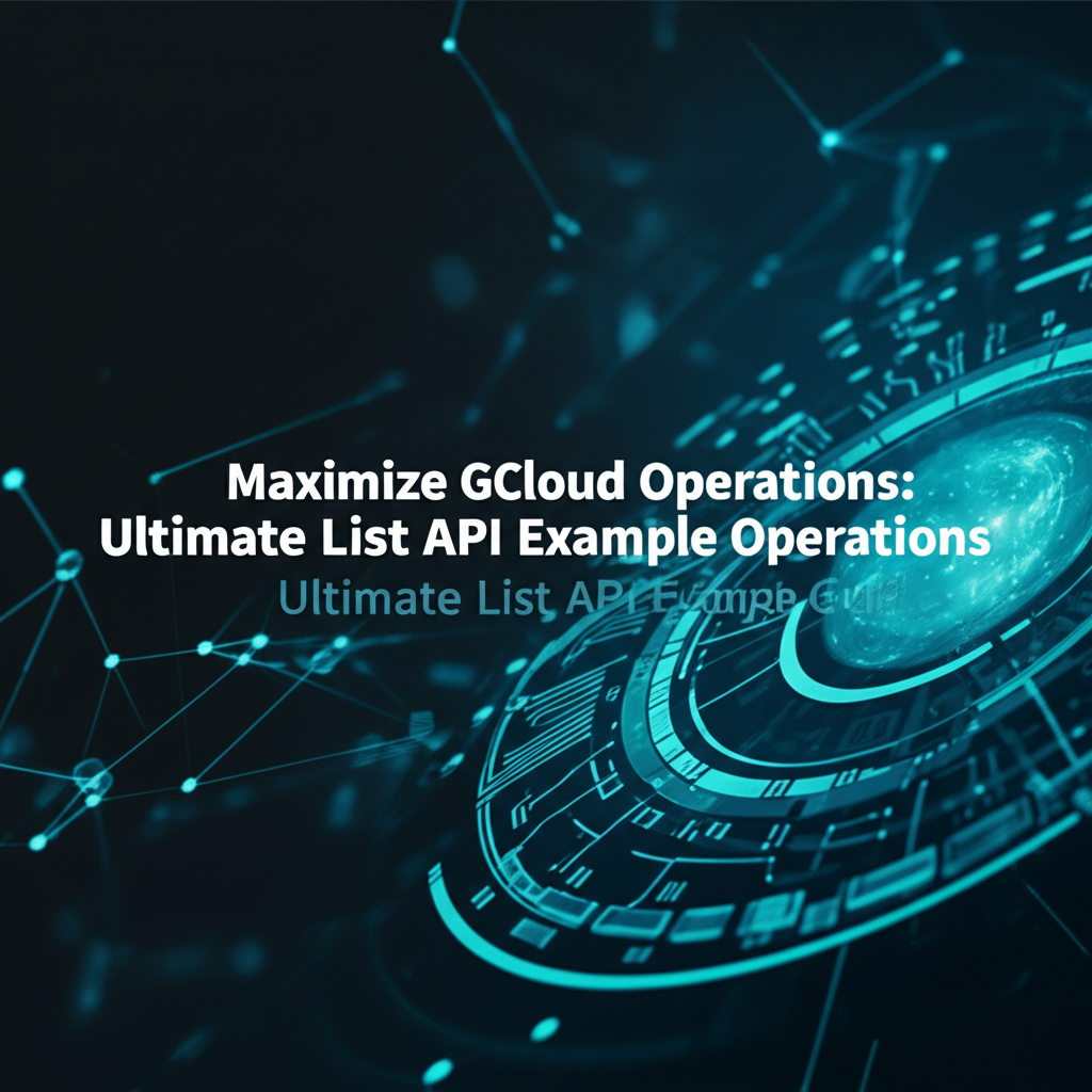 Maximize GCloud Container Operations: Ultimate List API Example Guide