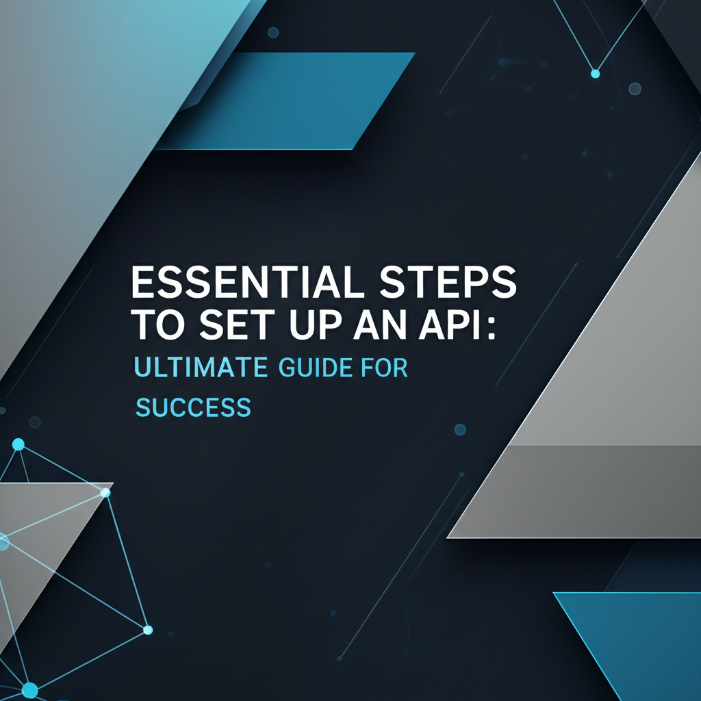 Essential Steps to Set Up an API: Ultimate Guide for Success