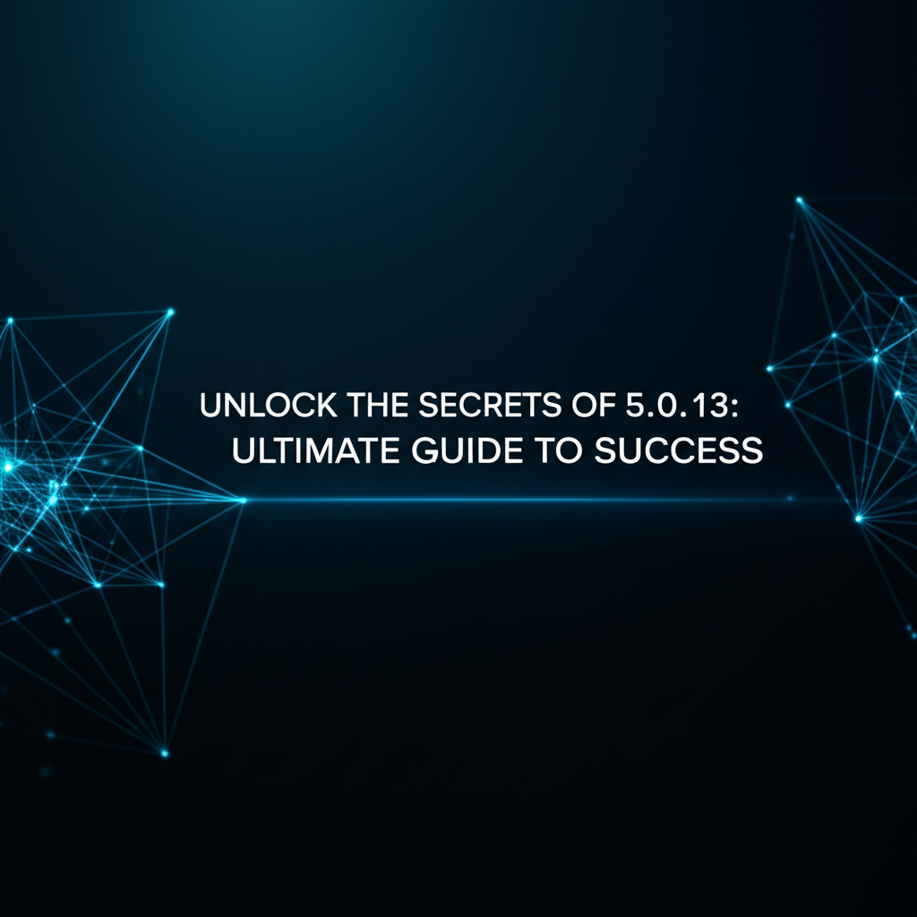 Unlock the Secrets of 5.0.13: Ultimate Guide to Success