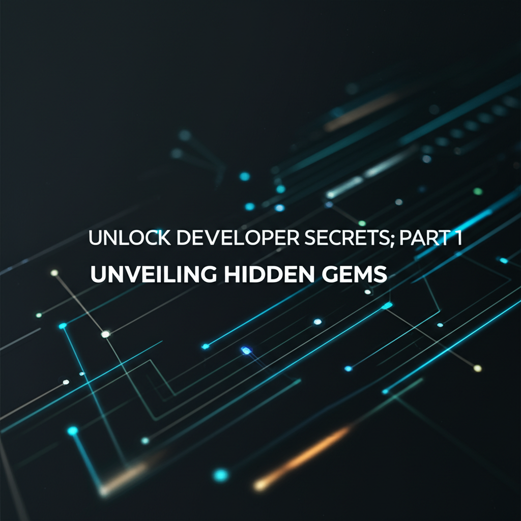 Unlock Developer Secrets: Part 1 - Unveiling Hidden Gems
