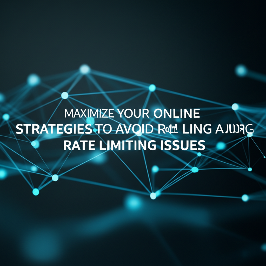 Maximize Your Online Presence: Strategies to Avoid Rate Limiting Issues