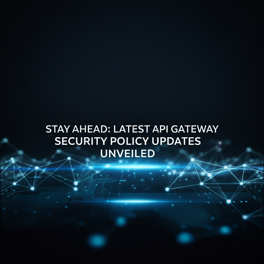 Stay Ahead: Latest API Gateway Security Policy Updates Unveiled