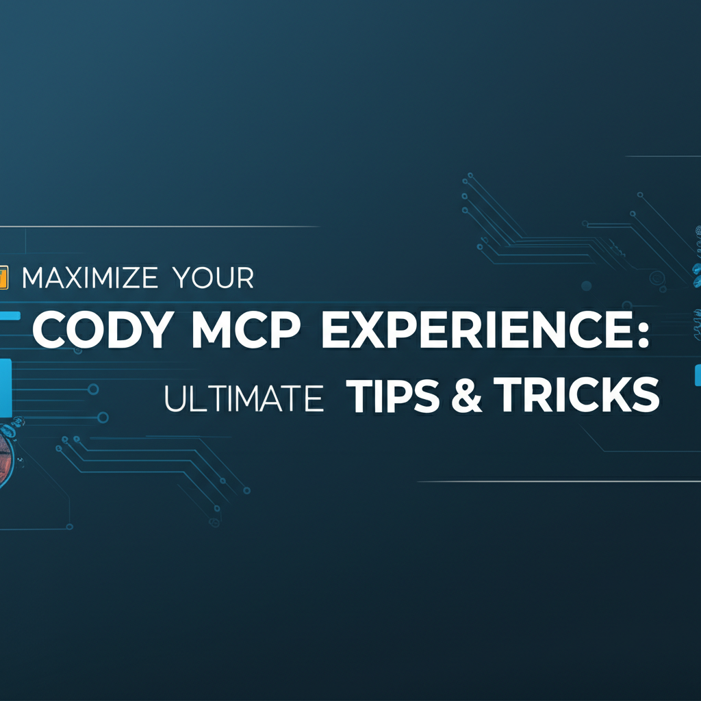 Maximize Your Cody MCP Experience: Ultimate Tips & Tricks