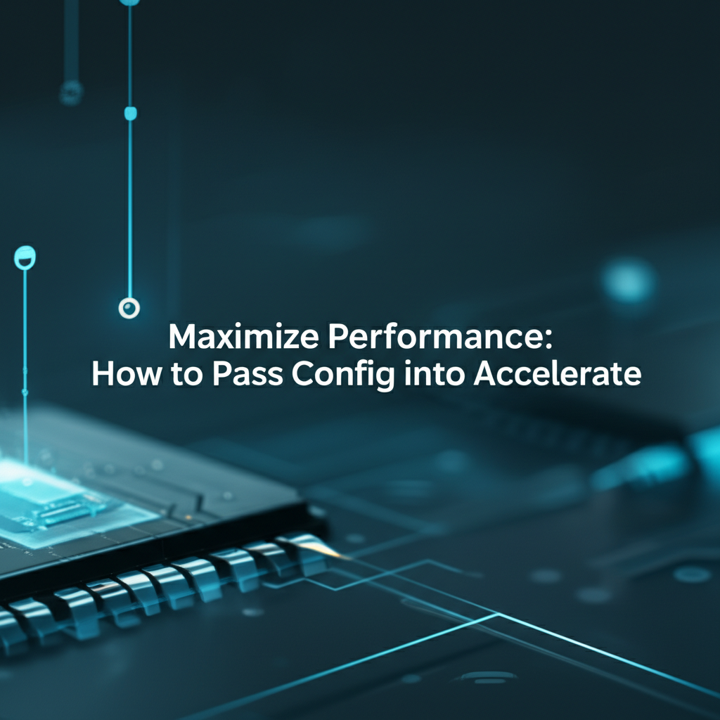 Maximize Performance: How to Pass Config into Accelerate