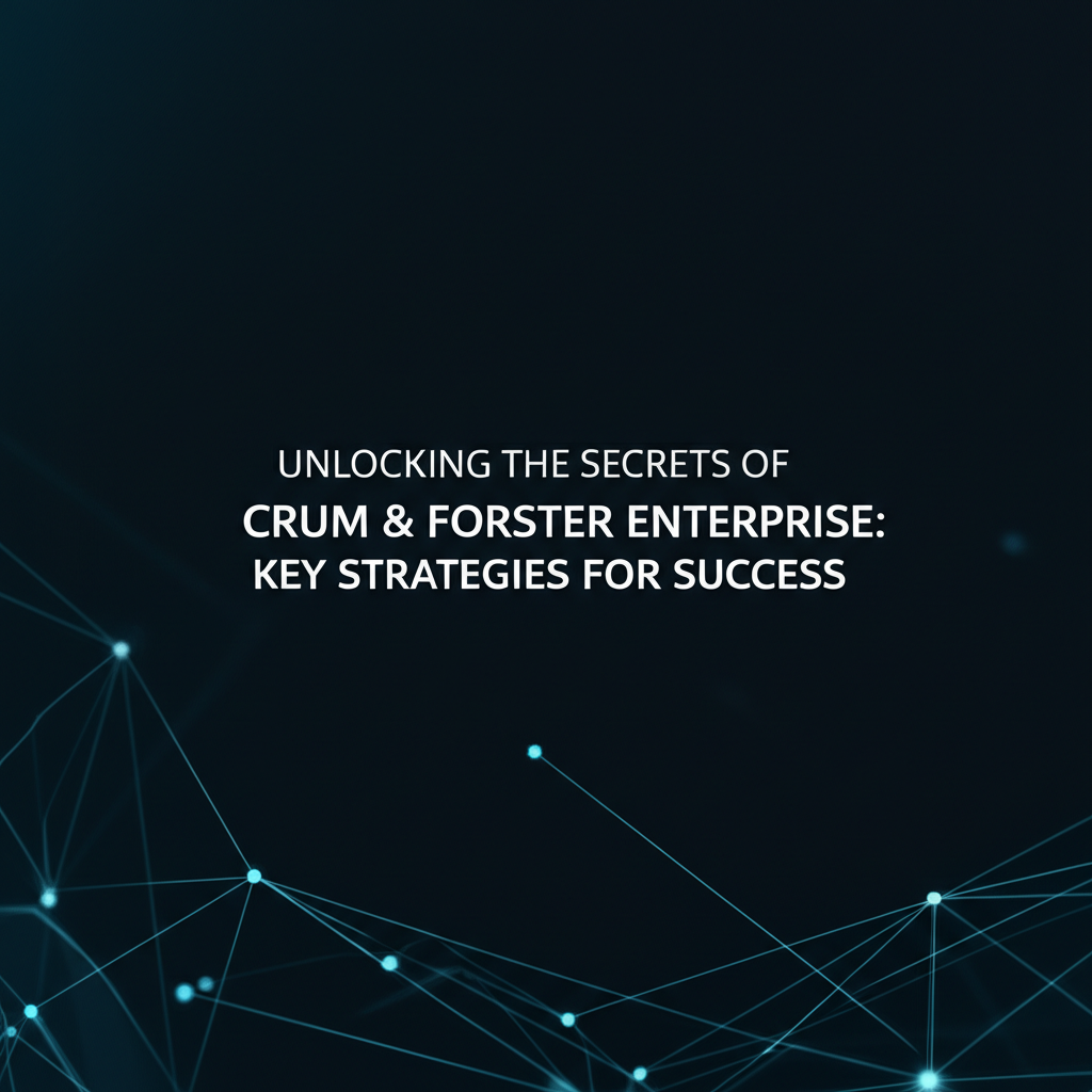 Unlocking the Secrets of Crum & Forster Enterprise: Key Strategies for Success