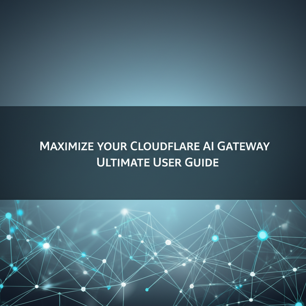 Maximize Your Cloudflare AI Gateway: Ultimate User Guide