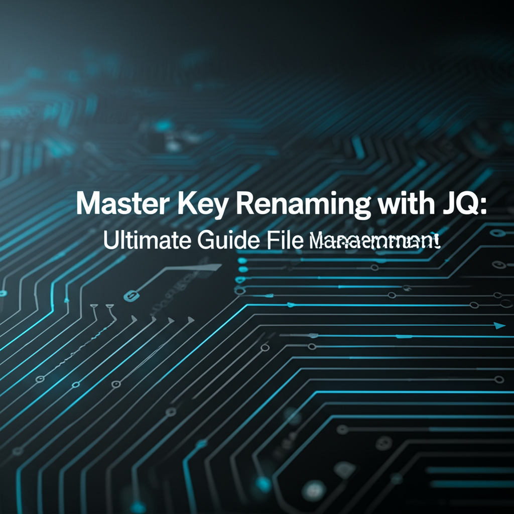 Master Key Renaming with JQ: Ultimate Guide to Efficient File Management