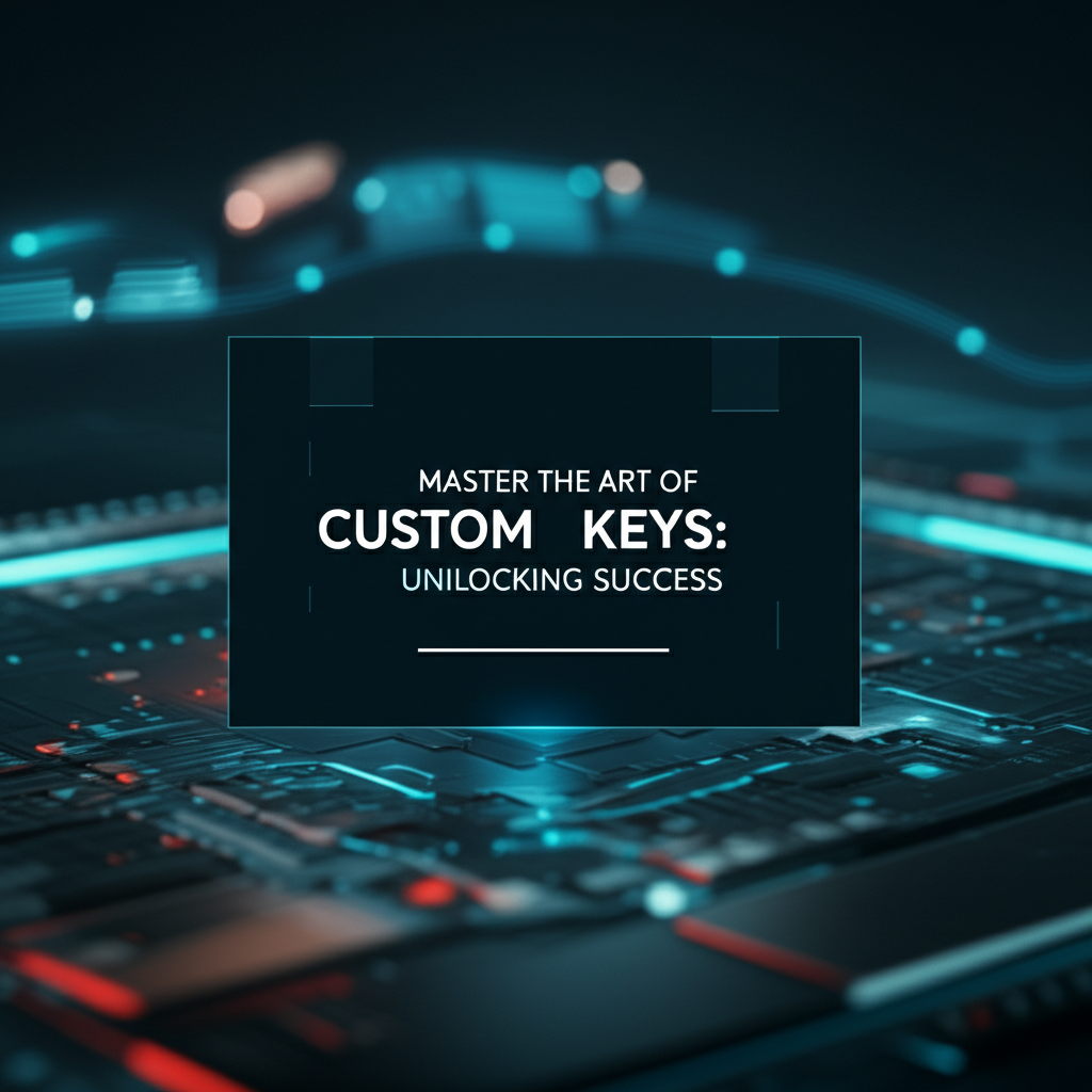 Master the Art of Custom Keys: Ultimate Guide to Unlocking Success