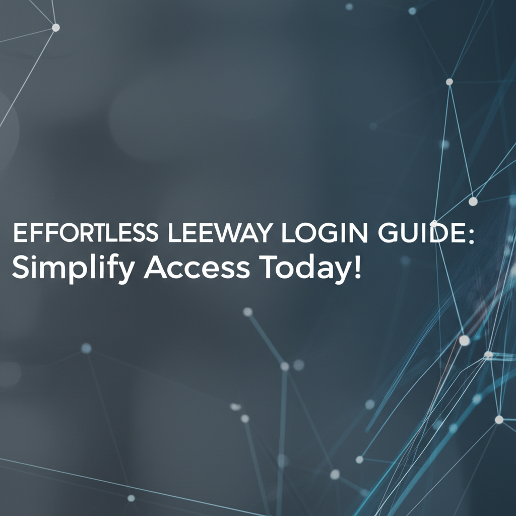 Effortless Leeway Login Guide: Simplify Access Today!