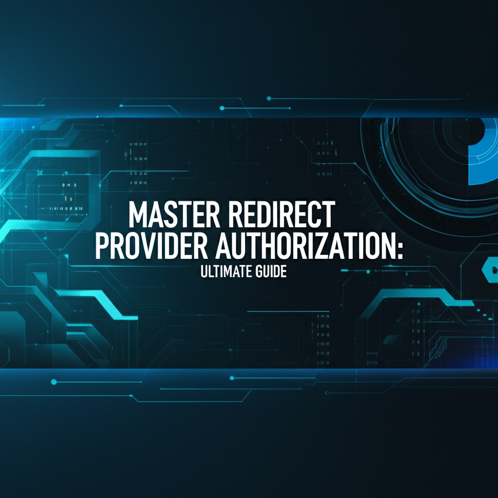 Master Redirect Provider Authorization: Ultimate Guide