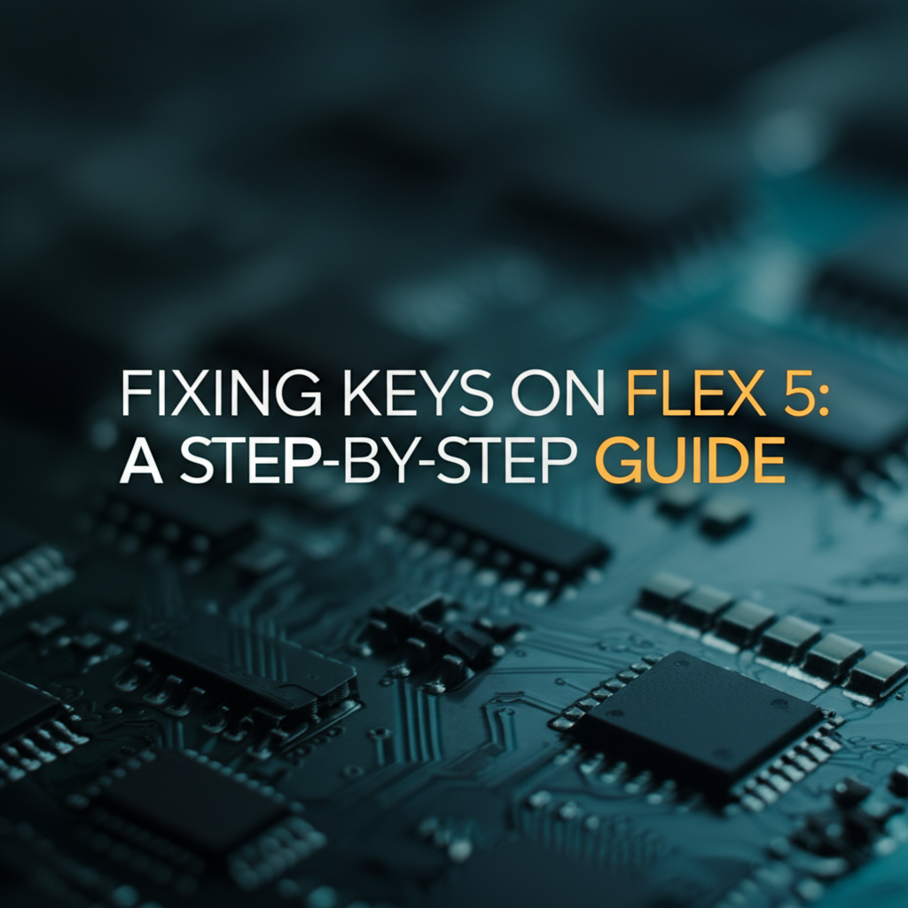 Fixing Keys on Flex 5: A Step-by-Step Guide