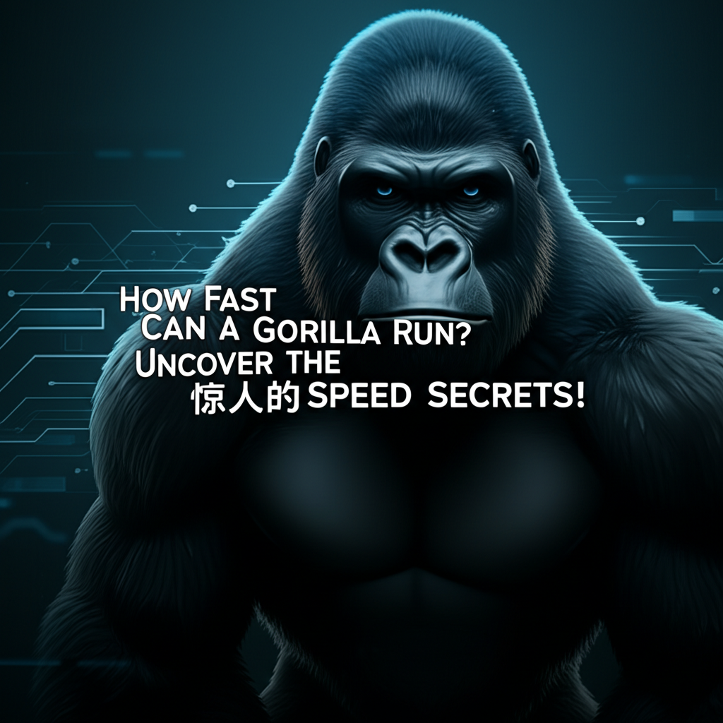 How Fast Can a Gorilla Run? Uncover the惊人的Speed Secrets!