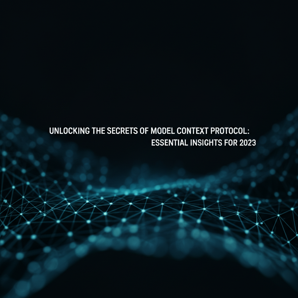 Unlocking the Secrets of Model Context Protocol: Essential Insights for 2023