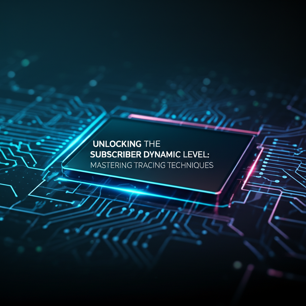 Unlocking the subscriber dynamic level: Mastering Tracing Techniques