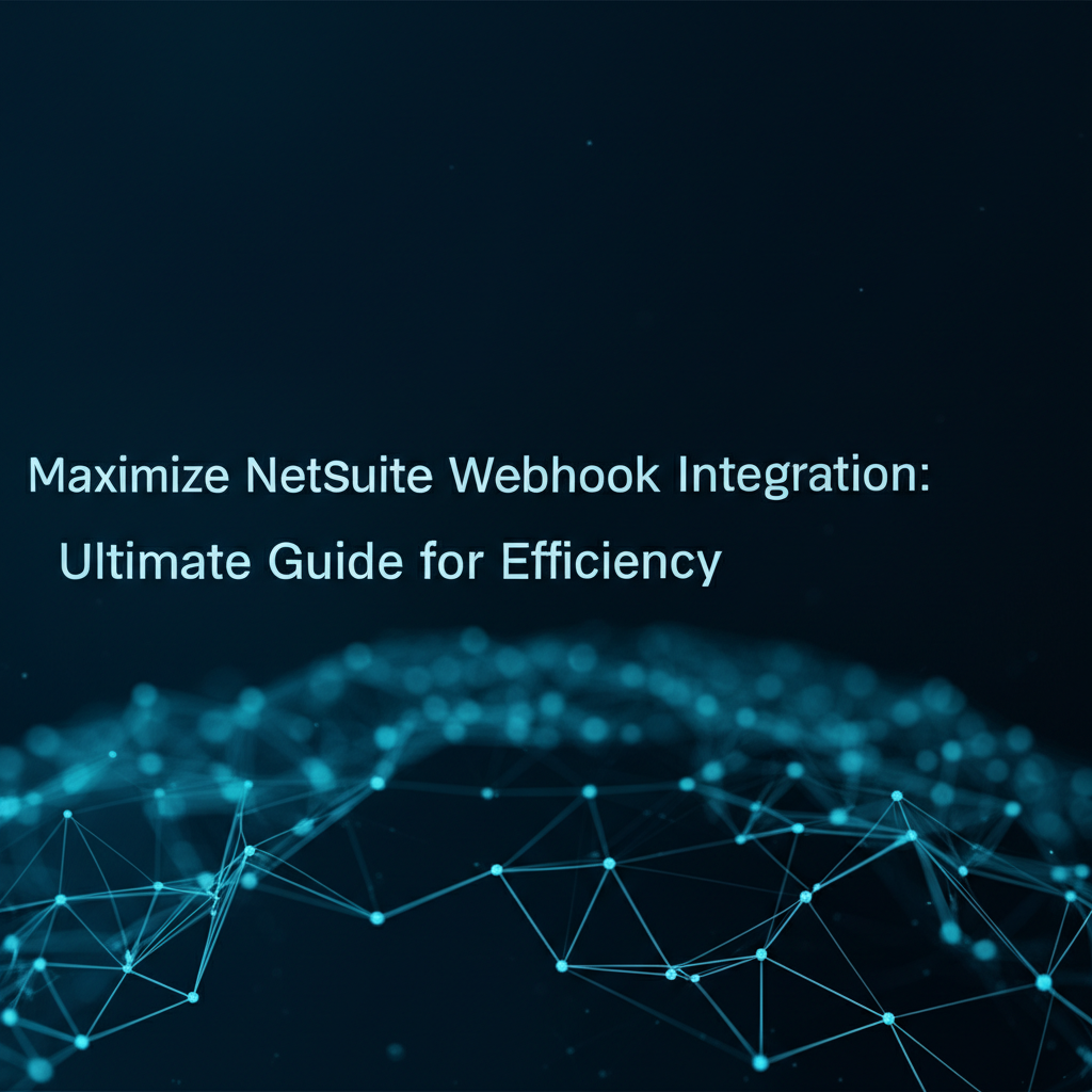 Maximize Netsuite Webhook Integration: Ultimate Guide for Efficiency