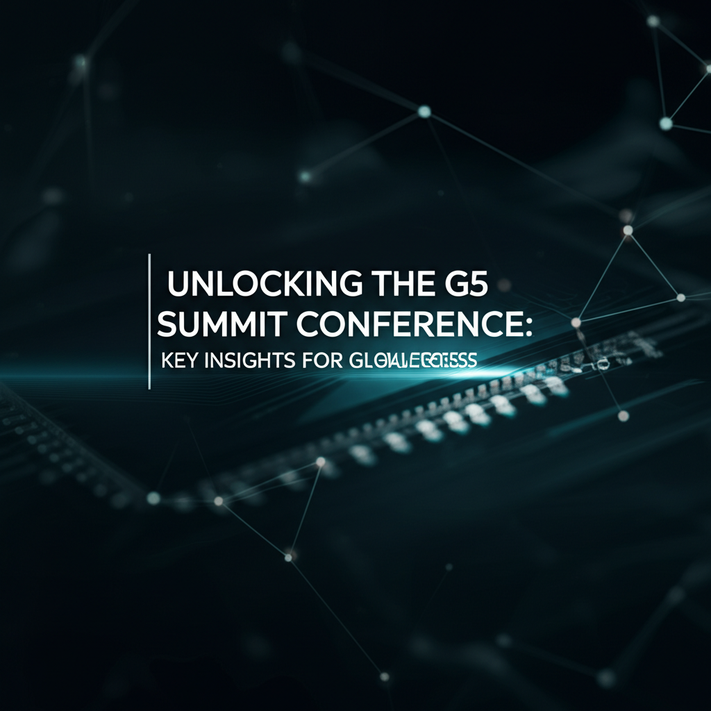 Unlocking the G5 Summit Conference: Key Insights for Global Success