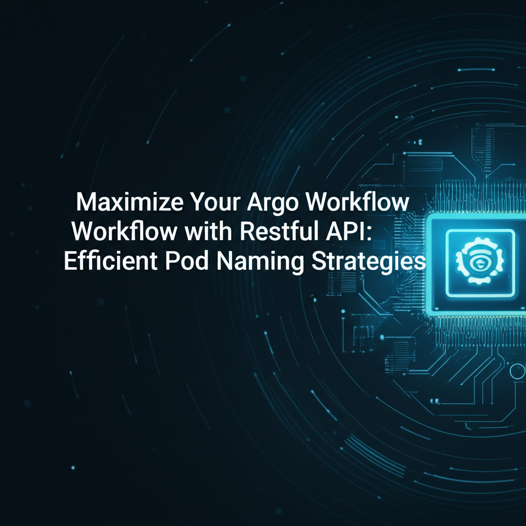Maximize Your Argo Workflow with Restful API: Efficient Pod Naming Strategies
