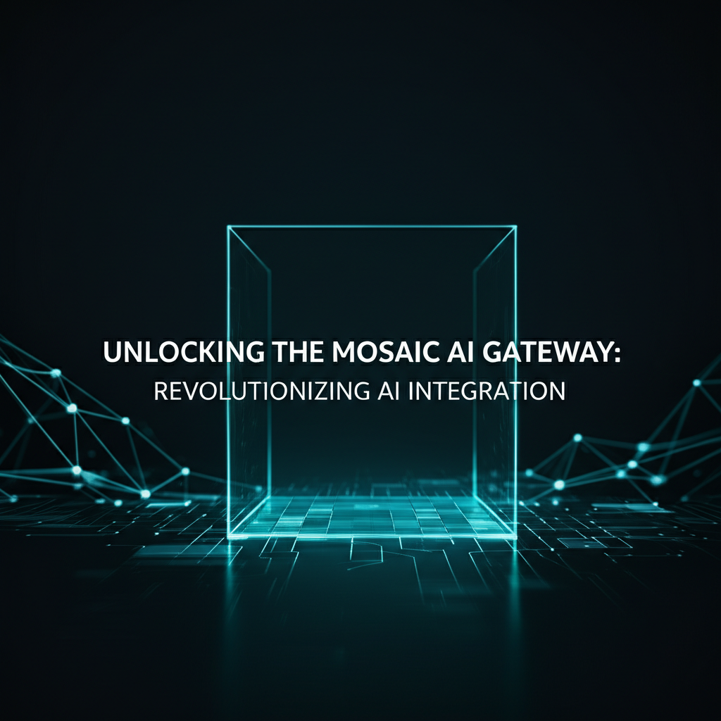 Unlocking the Mosaic AI Gateway: Revolutionizing AI Integration