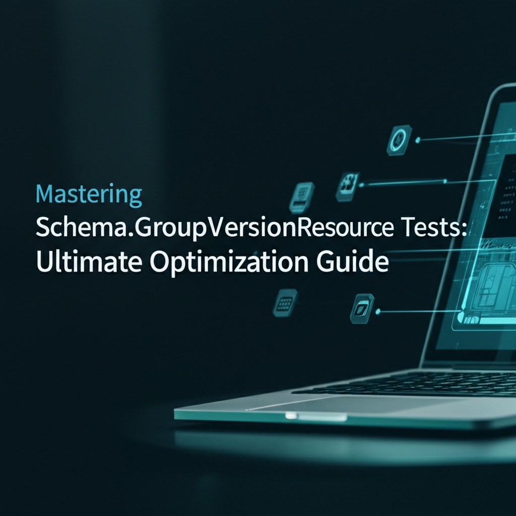 Mastering Schema.GroupVersionResource Tests: Ultimate Optimization Guide