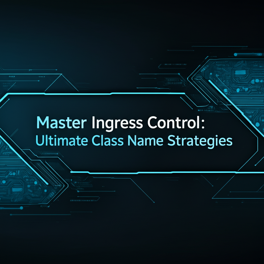 Master Ingress Control: Ultimate Class Name Strategies