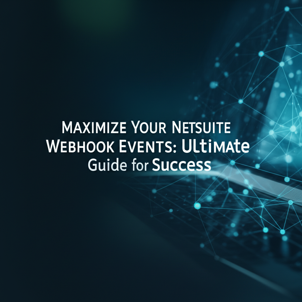 Maximize Your Netsuite Webhook Events: Ultimate Guide for Success