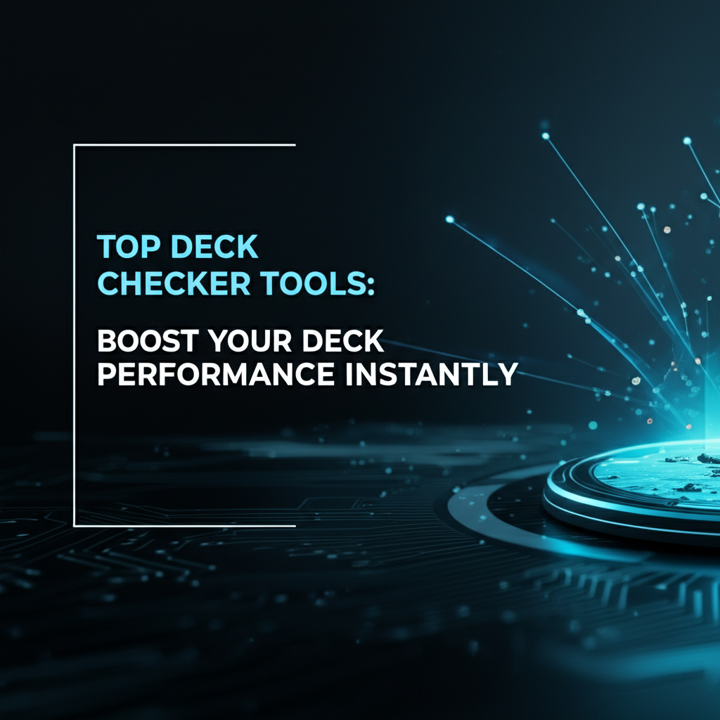 Top Deck Checker Tools: Boost Your Deck Performance Instantly